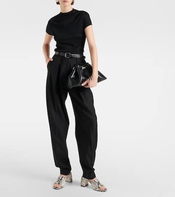 Cinch M leather bucket bag | Jimmy Choo