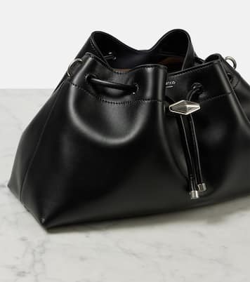 Cinch M leather bucket bag | Jimmy Choo