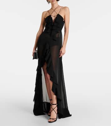 Maxikleid Isabel aus Chiffon | Bananhot