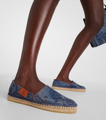 Espadrilles en jacquard de jean | Etro