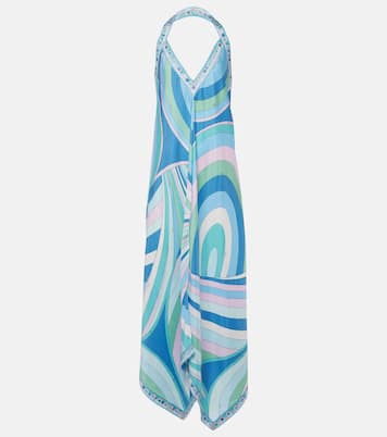Abito lungo Iride in twill di seta | Pucci