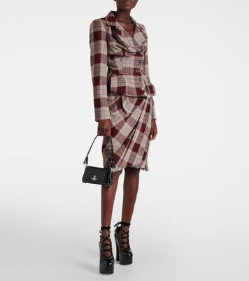 Borsa Hazel Small in pelle stampata | Vivienne Westwood