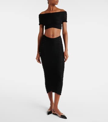 Crop top de punto | Alaïa
