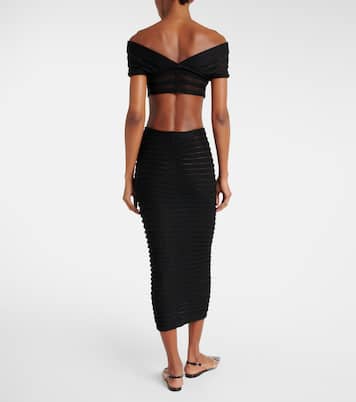 Crop top de punto | Alaïa