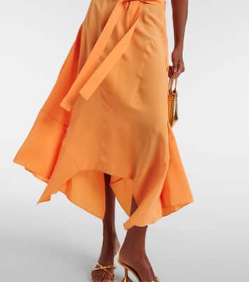 Iconic silk crêpe de chine midi dress | Stella McCartney