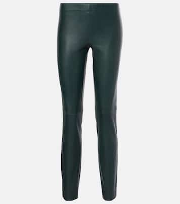 Pantalon slim Jacky en cuir | Stouls