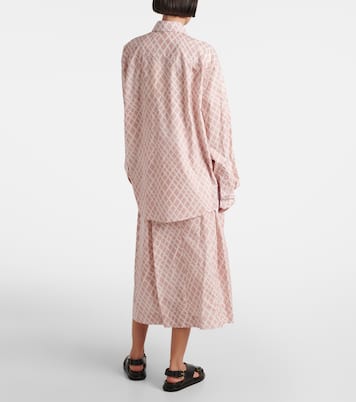 Camisa de popelín de algodón a cuadros | Marni