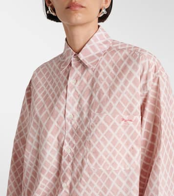 Camisa de popelín de algodón a cuadros | Marni