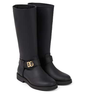 Stivali DG in pelle | Dolce&Gabbana Kids