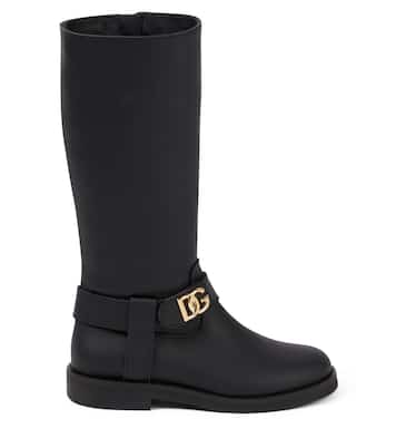 Stivali DG in pelle | Dolce&Gabbana Kids