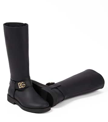Stivali DG in pelle | Dolce&Gabbana Kids