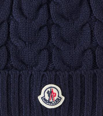 Berretto in lana vergine a trecce | Moncler Enfant