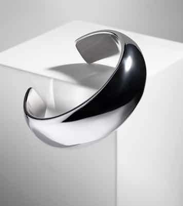Armreif Puffy, 10kt rhodiniert | Jennifer Fisher