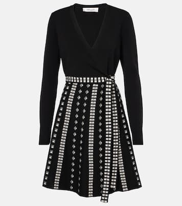 Abito corto Chelsea a pieghe | Diane von Furstenberg