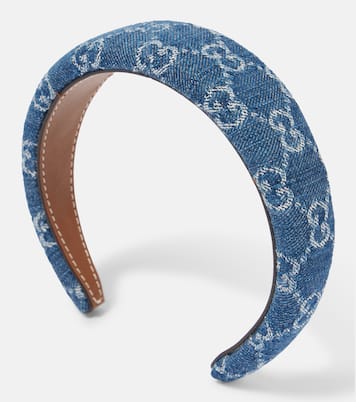 Diadema de denim con GG   | Gucci