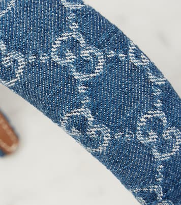 Diadema de denim con GG   | Gucci