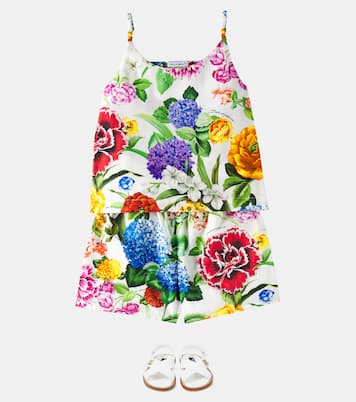 Set aus Top und Shorts aus Baumwolle | Dolce&Gabbana Kids