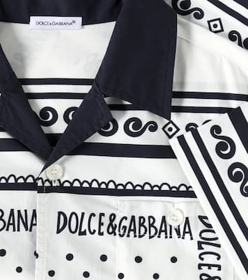 Hemd aus Baumwollpopeline | Dolce&Gabbana Kids
