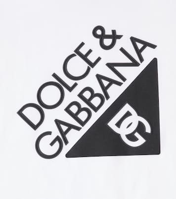 T-shirt imprimé en coton à logo | Dolce&Gabbana Kids