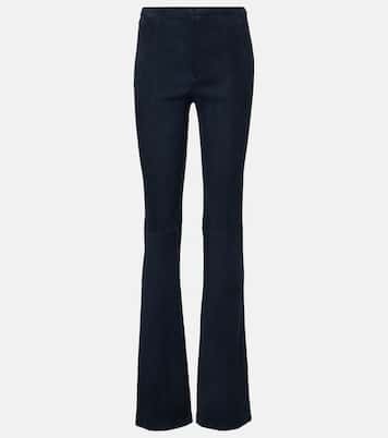 Pantaloni flared Kam 24 in suede | Stouls