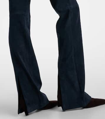 Pantaloni flared Kam 24 in suede | Stouls