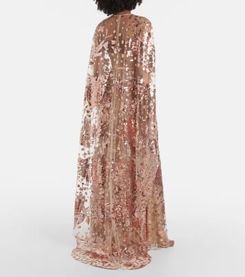 Sequined embroidered tulle gown | Elie Saab
