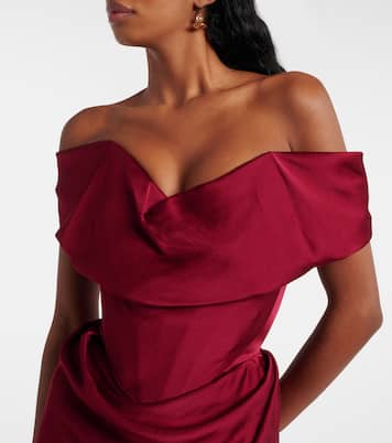 Nova Cocotte crêpe satin bustier gown | Vivienne Westwood