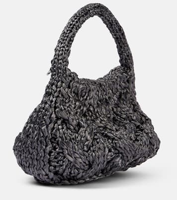Tote Cable Knit Small aus Raffiabast | JW Anderson