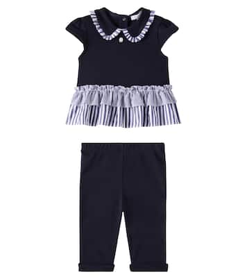 Bébé – Ensemble robe et legging en coton | Patachou