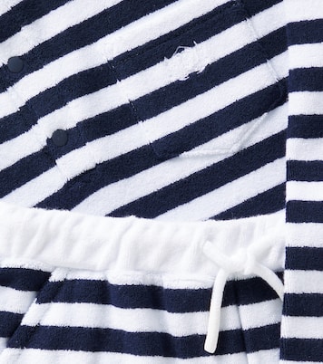 Cotton-blend terry hoodie and shorts set | Patachou