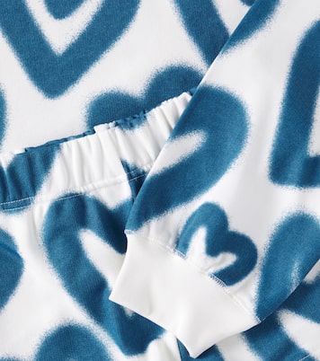 Set aus Sweatshirt und Shorts aus Baumwolle | Stella McCartney Kids
