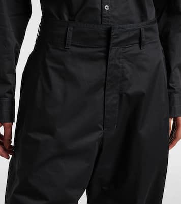 Pantaloni barrel in raso di cotone | Lemaire