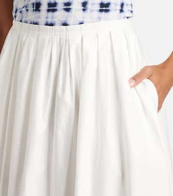 Jupe midi White Label Austin en coton | Proenza Schouler