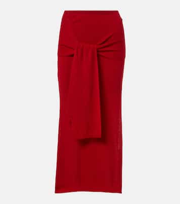 Gonna midi Phelan in misto lino | Proenza Schouler