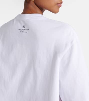 Camiseta Marino de algodón estampada | Jacquemus