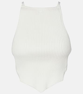 Top in maglia a coste con cut-out | Courrèges
