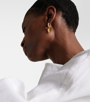 Boucles d'oreilles Heart en or 18 ct et diamants | Shay Jewelry