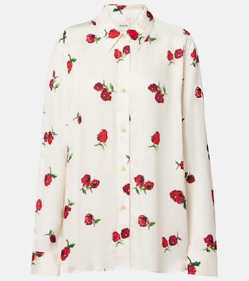Camicia Argo in twill con stampa | Khaite
