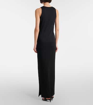 Isha cotton-blend jersey tank top | Khaite