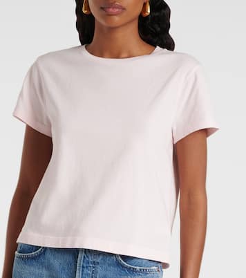 T-shirt Adine Shrunken in jersey di cotone | Agolde