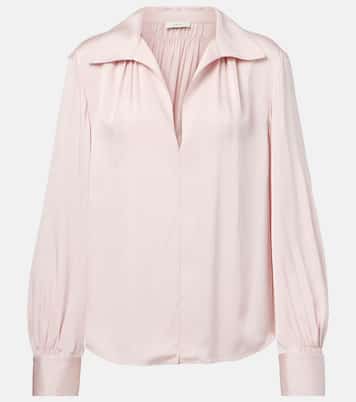 Silk-blend blouse | Vince