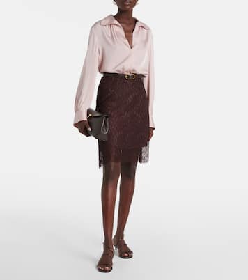 Silk-blend blouse | Vince