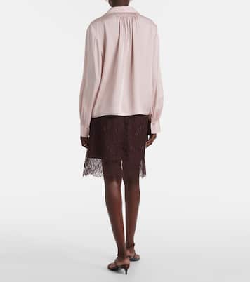 Silk-blend blouse | Vince
