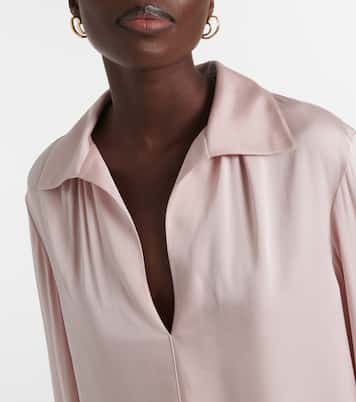 Silk-blend blouse | Vince