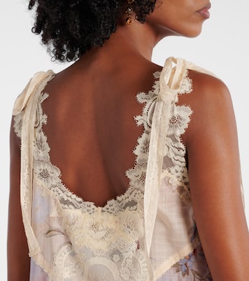 Cascadian floral lace cotton minidress | Zimmermann