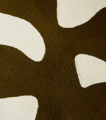 Ojai Branch wool and cotton cushion  | Jonathan Adler