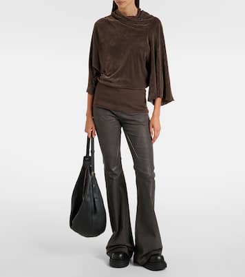 Draped crêpe top | Rick Owens