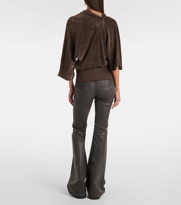 Draped crêpe top | Rick Owens