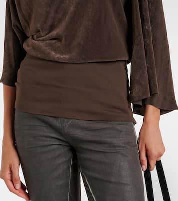 Draped crêpe top | Rick Owens
