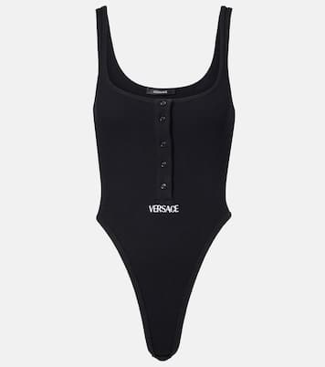 Body aus Rippstrick | Versace